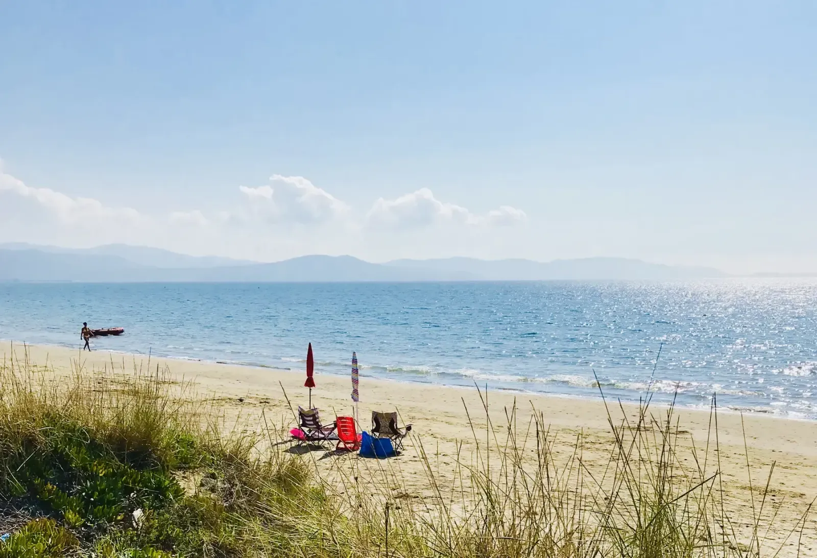 La spiaggia di Pratoranieri a Follonica vista dalla duna