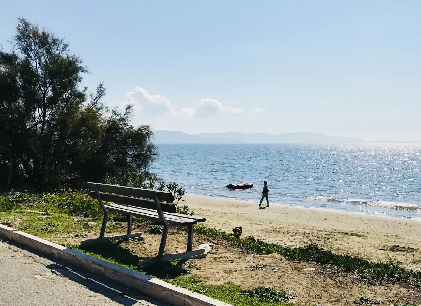 Spiaggia libera e silenziosa verso Torre Mozza, nel Golfo di Follonica